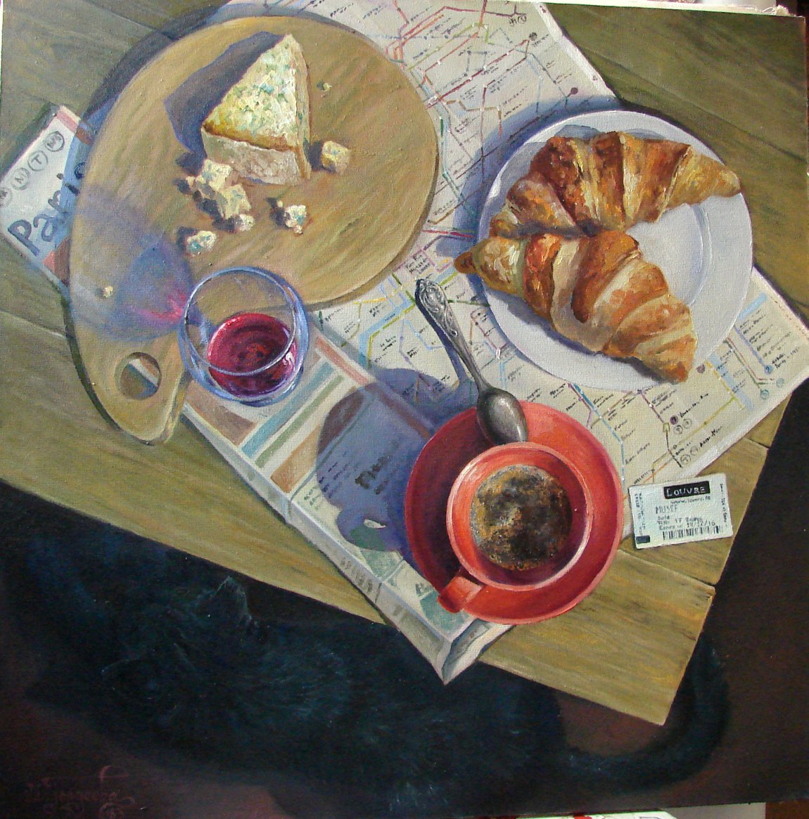 Мария Гордеева - натюрморт - Мой Париж